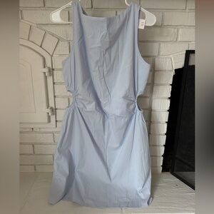 Abercrombie & Fitch Light Blue Mini Dress with Side Cutouts